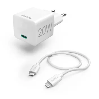 Hama 00201620 mobiles Ladegerät Smartphone, Tablet Weiß AC Schnellladung Innenbereich