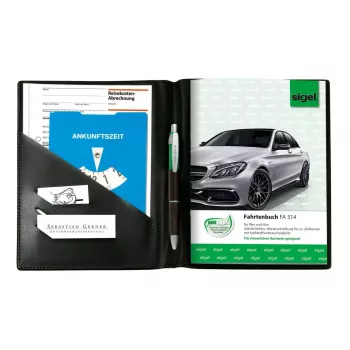 Personal Organizer Sigel EF510 Kunstleder Kunststoff Schwarz