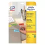 Selbstklebende Etiketten Avery L6033-20 Abgerundetes Rechteck Wiederablösbar Grün