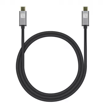 Techly ICOC-MUSB322-CM-010 USB 3.2 Gen 2 Kabel, USB-C Stecker, 1 m, Schwarz