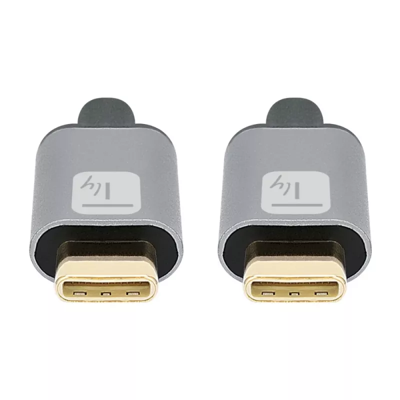 Techly ICOC-MUSB322-CM-010 USB 3.2 Gen 2 Kabel, USB-C Stecker, 1 m, Schwarz