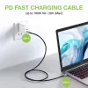 Techly ICOC-MUSB322-CM-010 USB 3.2 Gen 2 Kabel, USB-C Stecker, 1 m, Schwarz