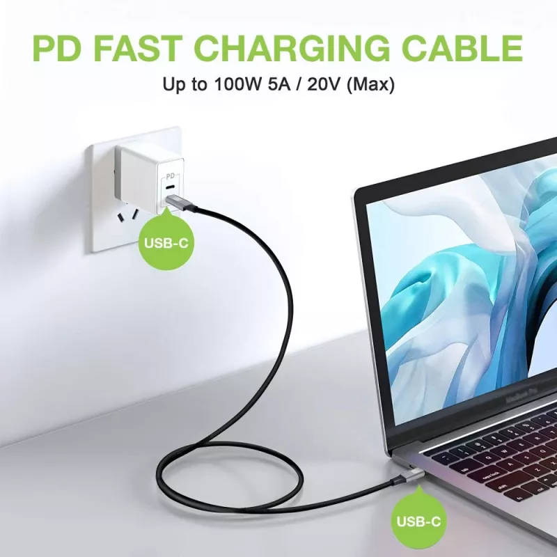 Techly ICOC-MUSB322-CM-010 USB 3.2 Gen 2 Kabel, USB-C Stecker, 1 m, Schwarz