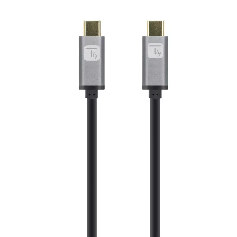 Techly ICOC-MUSB322-CM-010 USB 3.2 Gen 2 Kabel, USB-C Stecker, 1 m, Schwarz