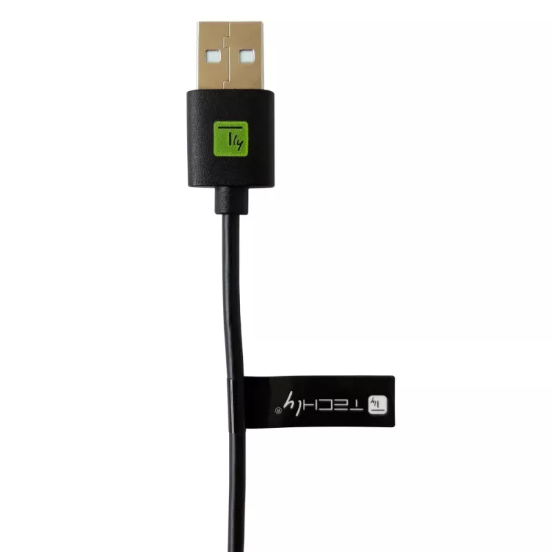 Techly ICOC MUSB20-CMAM05T USB-Kabel USB 2.0 0,5 m USB A USB C Schwarz