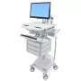 Multimediawagen Ergotron StyleView Aluminium Grau Weiß