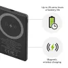 dbramante1928 re-charge - Powerbank 5K Wireless - Grau, 5000 mAh, Kabelloses Laden, 3,87 V, Grau