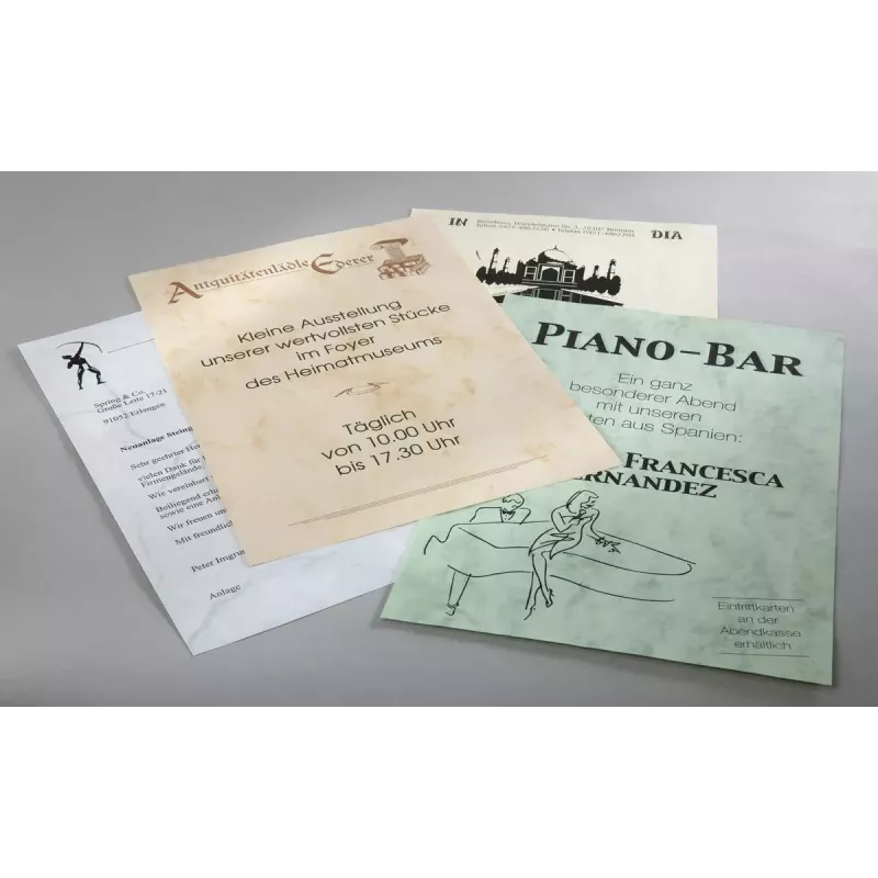 Kunstpapierbögen Sigel DP552 50 Blatt Grün