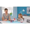 tesa Mini-Handabroller mit tesafilm 19 mm x 10 m, Blau/Rot