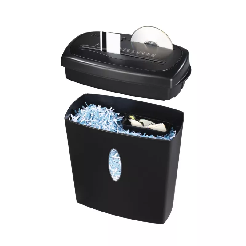 Hama Home X10CD Aktenvernichter Kreuzschnitt 72 dB 22 cm Schwarz