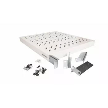 EQUIP EZVS-19-1-50-G 19" 1U variabler Fachboden, 500 mm, hellgrau