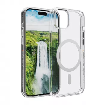 dbramante1928 Iceland Ultra D3O MagSafe Rückseitenabdeckung für Apple iPhone 17e/16e/15/14/13, Transparent