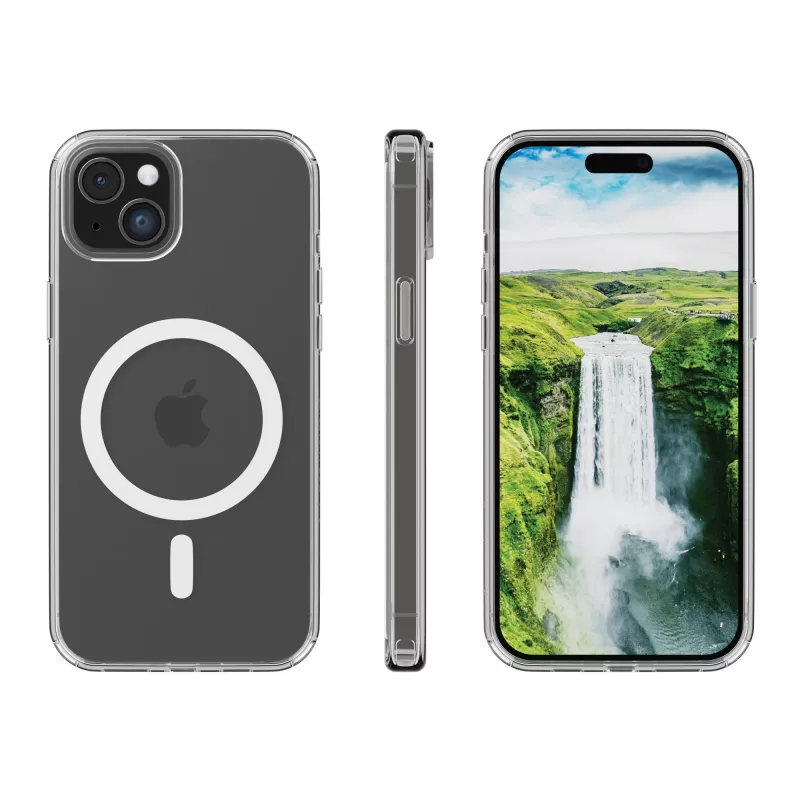 dbramante1928 Iceland Ultra D3O MagSafe Rückseitenabdeckung für Apple iPhone 17e/16e/15/14/13, Transparent