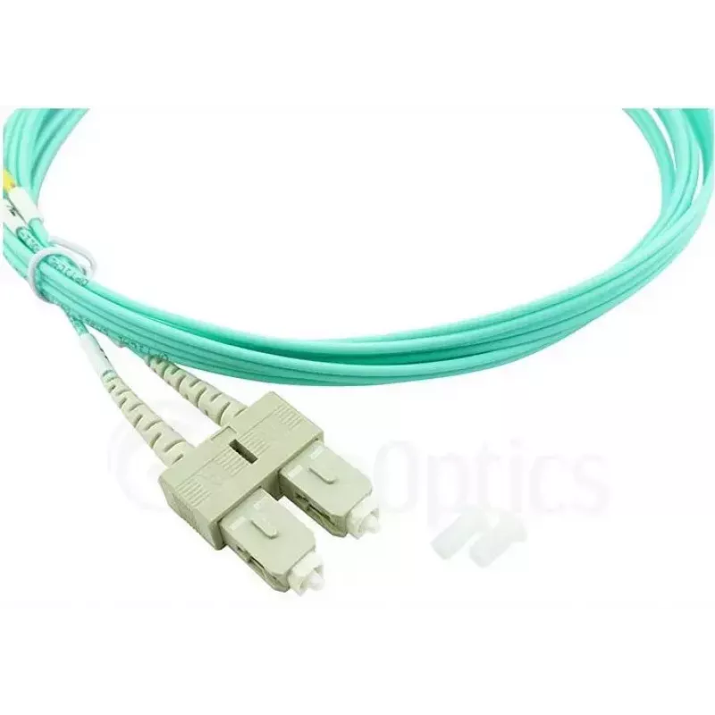 BlueOptics 055702T512000005M-BO Duplex-LWL-Patchkabel (Corning-kompatibel), LC-UPC/SC-UPC, Multimode OM3 50/125 µm, 5 m
