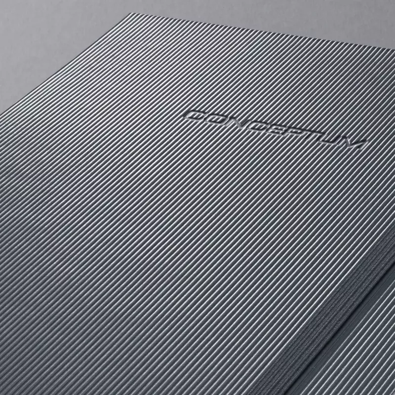 Schreib-Notizbuch Sigel CONCEPTUM A4 194 Blatt Grau