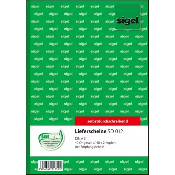 Business-Formular Sigel SD012 Grün A5 120 Blatt