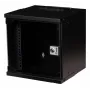 Wandmontierter Schrankschrank EQUIP EWM-06-3030-B 6U, 312 mm breit, 300–330 mm tief, schwarz