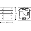 Busch-Jaeger 6127/01-84 KNX Tastsensor, 4-fach, Studioweiß