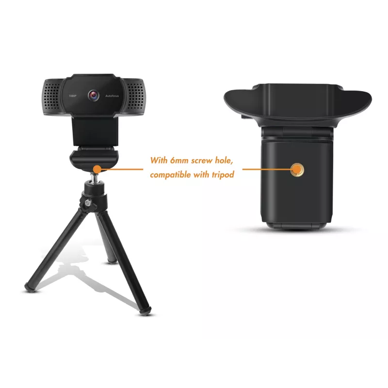 Conceptronic AMDIS06B Webcam 1920 x 1080 Pixel USB 2.0 Schwarz