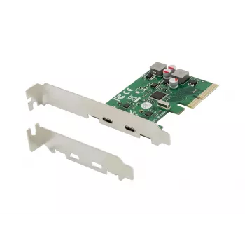 Conceptronic EMRICK 2-Port USB 3.2 Gen 2 Typ-C PCIe-Karte, eigenbetrieben
