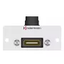 Kindermann Konnect 50 alu HDMI-Buchse, modulare Frontplatte zum Einrasten