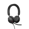 Jabra Evolve2 40 USB-A, UC Stereo, Kabelgebunden, Büro/Callcenter, 20 - 20000 Hz, 188 g, Headset, Schwarz