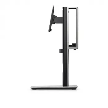 Dell MFS18 Micro Form Factor All-in-One-Ständer, 19-27 Zoll, höhenverstellbar, Schwarz/Silber