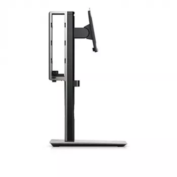 Dell MFS18 Micro Form Factor All-in-One-Ständer, 19-27 Zoll, höhenverstellbar, Schwarz/Silber