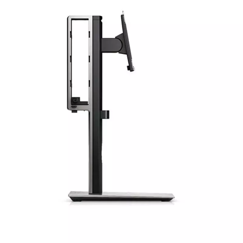 Dell MFS18 Micro Form Factor All-in-One-Ständer, 19-27 Zoll, höhenverstellbar, Schwarz/Silber