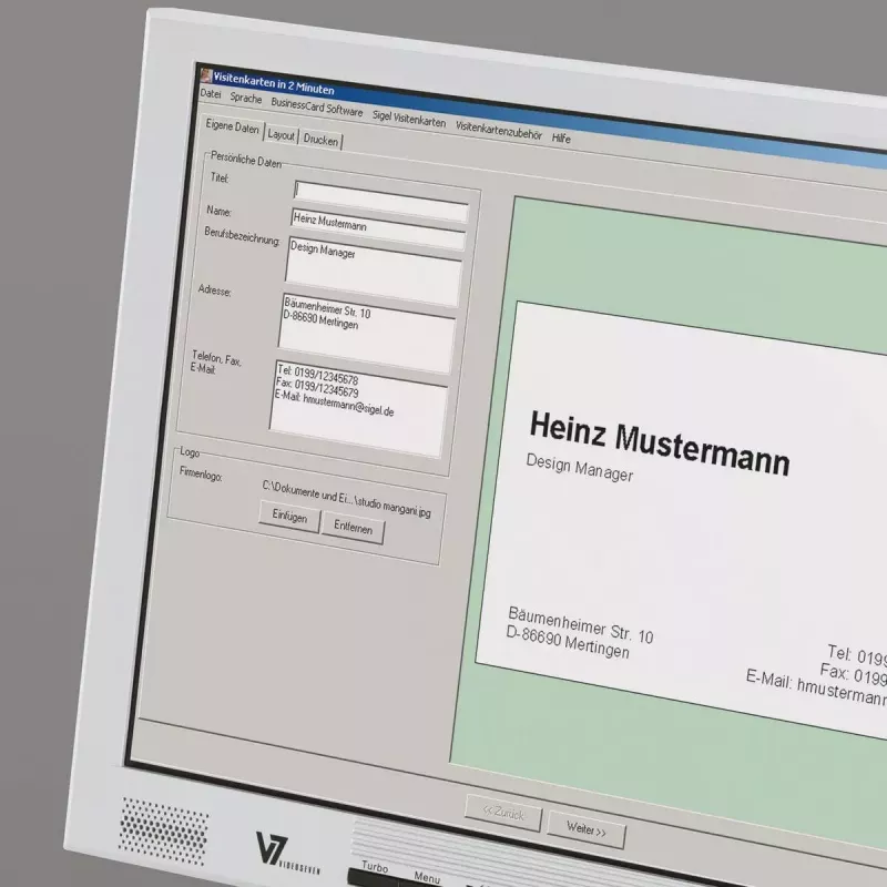 Business Card Sigel DP830