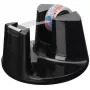 tesa Easy Cut Compact Tischspender 53827, Schwarz, mit Film