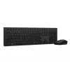 Lenovo 4X31K03931 Tastatur Maus enthalten RF Wireless + Bluetooth US Englisch Schwarz
