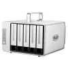 TerraMaster D5 Thunderbolt 3 Festplatten-Array 0 TB Desktop Grau