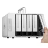 TerraMaster D5 Thunderbolt 3 Festplatten-Array 0 TB Desktop Grau