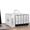 TerraMaster D5 Thunderbolt 3 Festplatten-Array 0 TB Desktop Grau