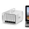 TerraMaster D5 Thunderbolt 3 Festplatten-Array 0 TB Desktop Grau