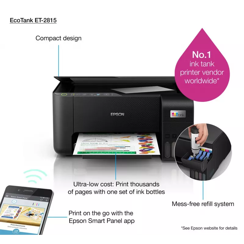 Multifunktionsdrucker Epson EcoTank ET-2815 Tintenstrahl Farbdruck