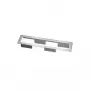 Kindermann 7449000023 6-fach Tischanschlussrahmen mit Facette, eloxiertes Aluminium