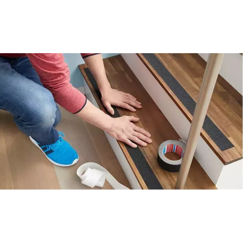 Rutschfester Badstreifen TESA 55587-02 Schwarz