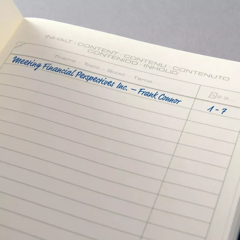 Schreibblock Sigel CONCEPTUM A4 194 Blatt Blau