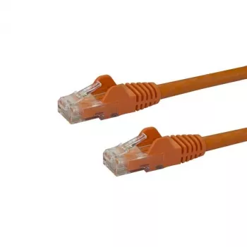 StarTech.com 7m CAT6 Ethernet-Kabel – Orange CAT 6 Gigabit Ethernet-Kabel – 250 MHz 100 W PoE RJ45 UTP Netzwerk-/Patchkabel, rastnasenfrei mit Zugentlastung, einzeln getestet