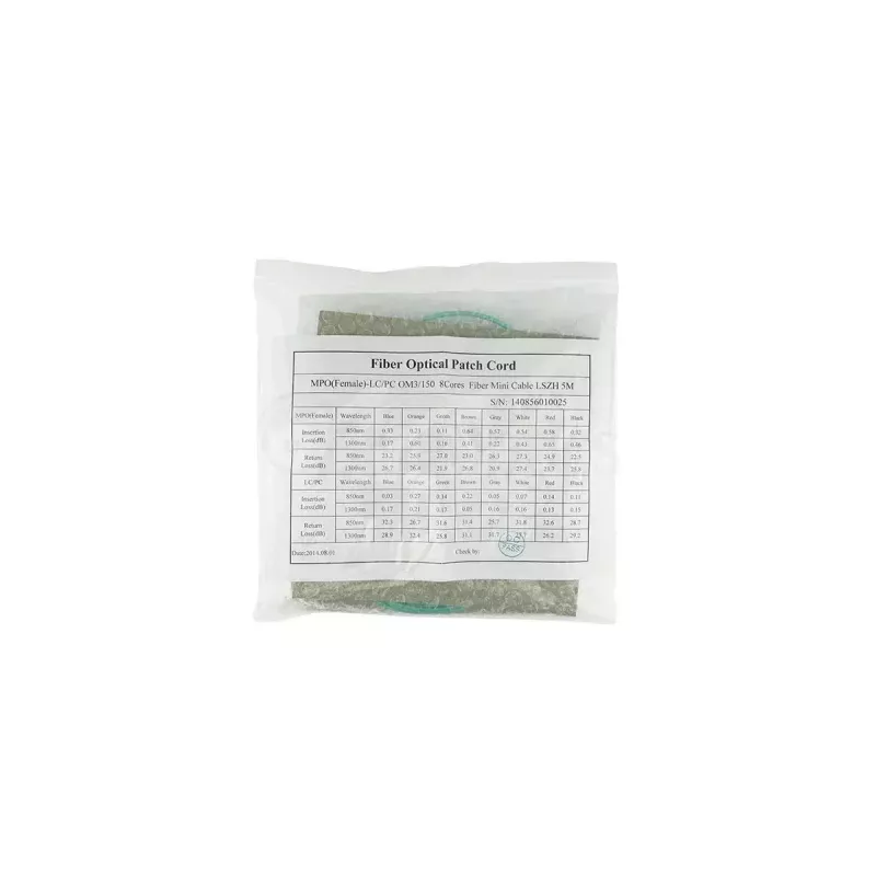 Glasfaserkabel BlueOptics CBL-MPO12-4LC-OM3-1M-BO MPO 4x LC/LC 1m