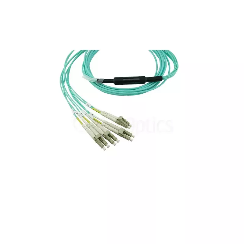 Glasfaserkabel BlueOptics CBL-MPO12-4LC-OM3-1M-BO MPO 4x LC/LC 1m