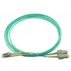BlueOptics LC-SC Multimode OM3 Duplex LWL-Patchkabel, LC-UPC/SC-UPC, 1 m, beige (kompatibel mit Corning 055702K512000001M)