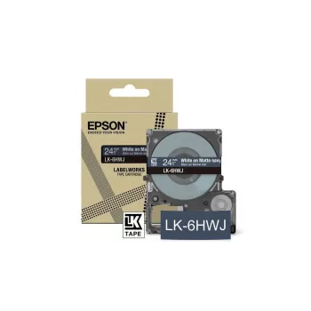 Label Tape Epson LK-5HWJ Navy White Thermal Transfer 1,8 cm