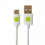 Techly ICOC MUSB20-CMAM10TW USB-Kabel USB 2.0 1 m USB A USB C Weiß