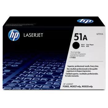 HP 51A Schwarz Original LaserJet Tonerkartusche, 6500 Seiten, Schwarz, 1 Stk.