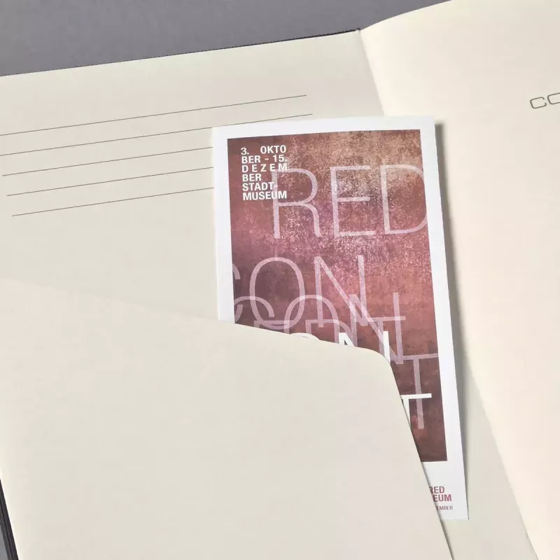 Schreib-Notizbuch Sigel CONCEPTUM A4 194 Blatt Rot
