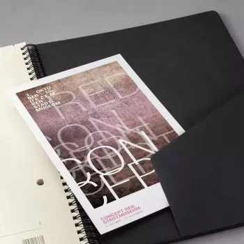 Schreibbuch Sigel CONCEPTUM A5 160 Blatt Schwarz