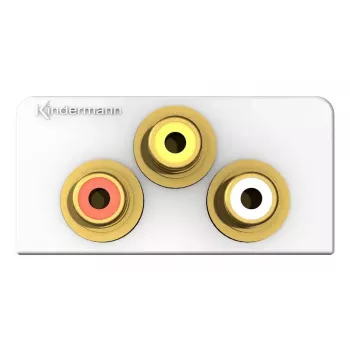 Anschlussdose 3 x RCA Kindermann 7456000530